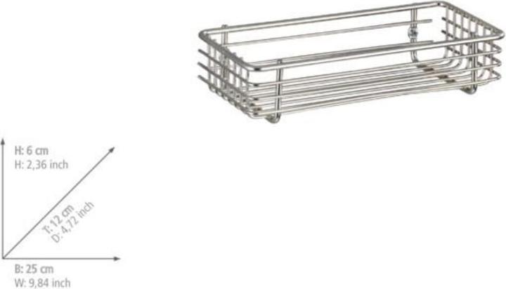 Actual product image Wenko Milan (25 x 12 x 6 cm)