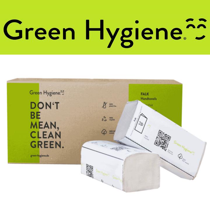 Image du produit Huchtemeier Papier FALK - Essuie-mains pliés en Z, 25x23cm, 5000 feuilles - 100% neutre en CO2 - - (1 x)