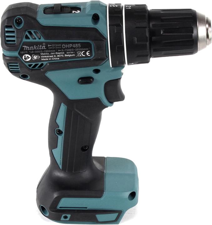 Actual product image Makita DHP 485 Z Battery impact drill 18 V 50 Nm Brushless + 100 pcs. bit set - without battery, without (Rechargeable battery operated)