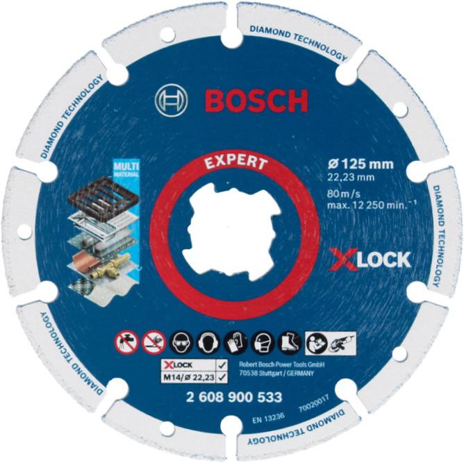 Actual product image Bosch Professional Bosch X-LOCK diamond metal cutting disc 125 x 22,23 mm ( 4x 2608900533 ) Expert 4 pcs. for