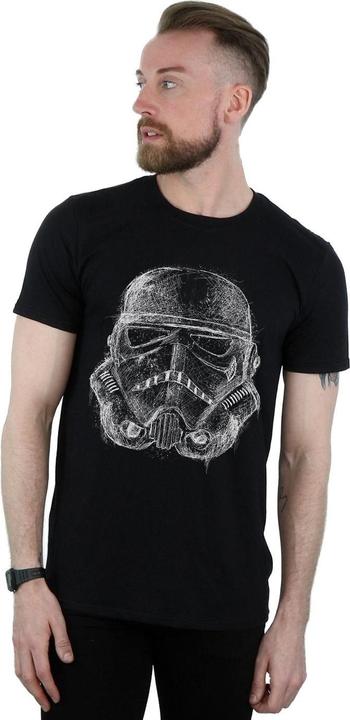 Image du produit Star Wars - T-shirt STORMTROOPER SCRIBBLE HELMET - Homme (XL)