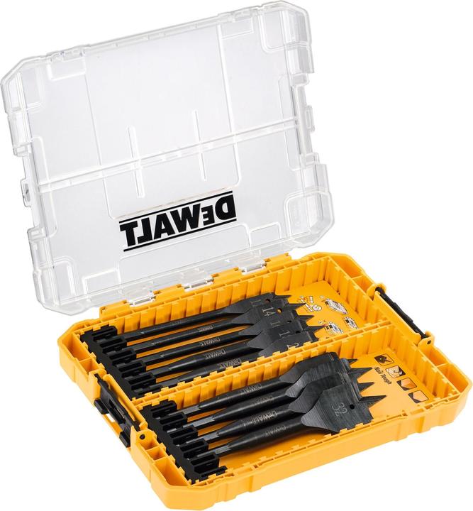 Produktbild DeWalt HolzFraesbohrerSet 9tlg. (28 Millimeter, 12 Millimeter, 25 Millimeter, 32 Millimeter, 14 Millimeter, 4-22 Millimeter, bis 20 Millimeter, 16 Millimeter, 18 Millimeter)
