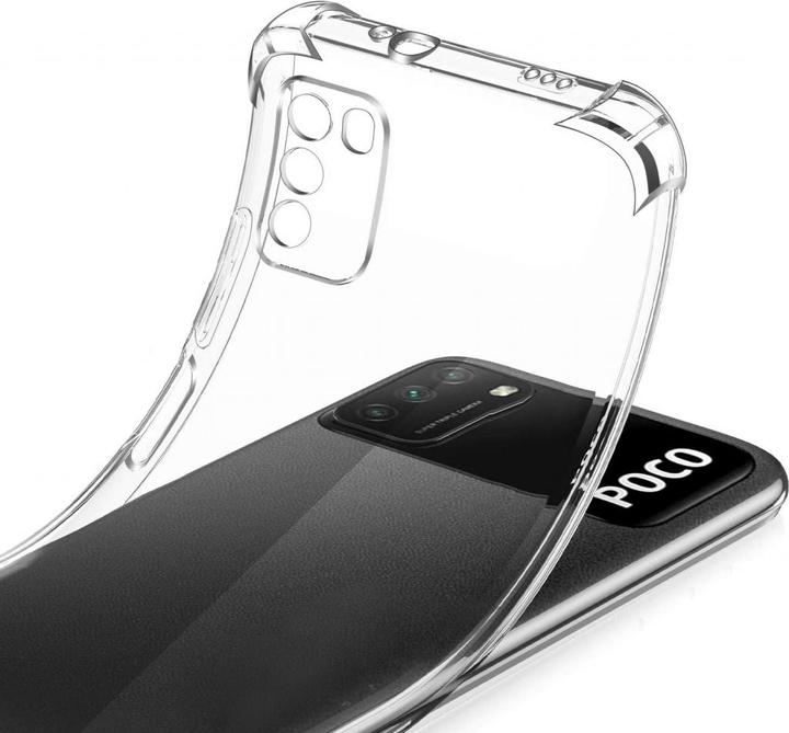 Produktbild Screenguard Xiaomi Poco M3 Hülle Crystal Soft Airbag Bumper (Xiaomi Poco M3)