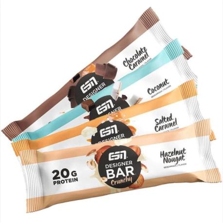 Actual product image ESN Designer Bar Crunchy (Chocolate, Caramel, 12 pcs., 1000 g)