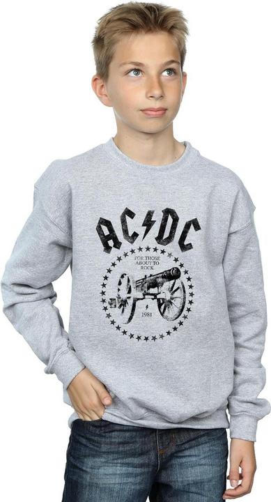 Produktbild AC/DC We Salute You Cannon Sweatshirt Jungen (152, 158)