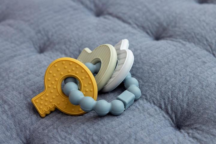 Produktbild Rubo Toys Little Dutch Beissspielzeug Schlüsselbund blau