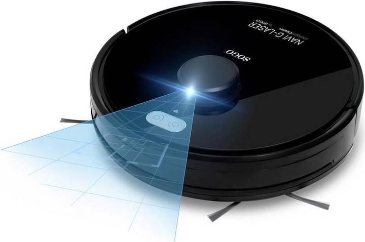 Actual product image Sogo Intelligent cleaning robot Black App controlled, bagless, incl. acc. (Robot vacuum)