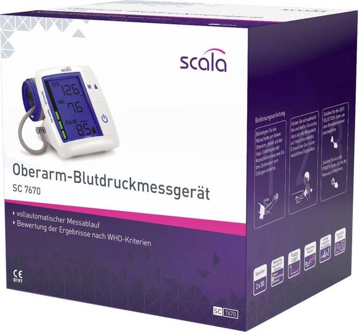 Actual product image Scala SC 7670 (Blood pressure monitor upper arm)