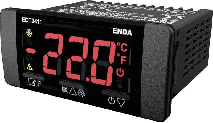 Produktbild Enda EDT3411-230-08 Temperaturregler NTC -60 bis +150°C Relais 8A (B x H) 77mm x 35mm