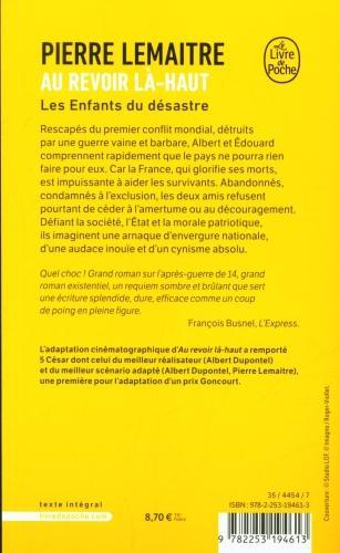 Produktbild Au revoir là-haut (Französisch, Pierre Lemaître, 2015)