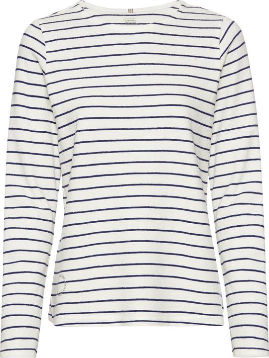 Camel Active Gestreiftes Langarmshirt aus reiner Baumwolle