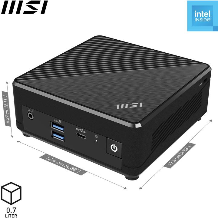 Produktbild MSI Cubi N ADL-006DE (Intel N200, 4 GB, 128 GB, Intel UHD Graphics)