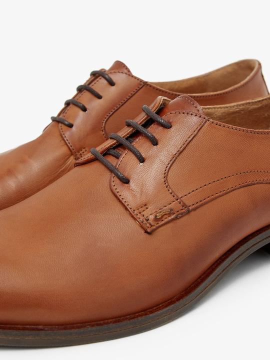 Actual product image Bianco BIABYRON leather derby shoes (42)