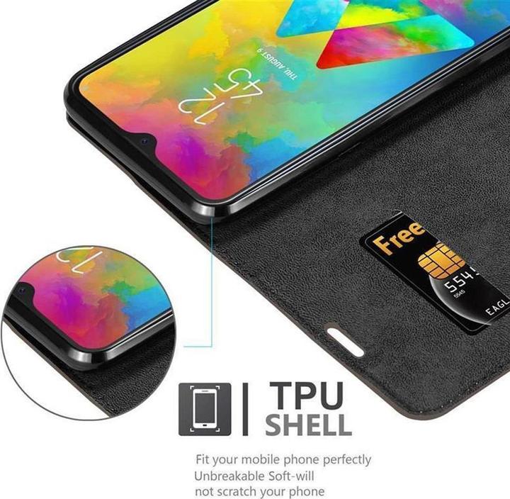 Productafbeelding Cadorabo Boek Onzichtbare Magneethoes (Samsung Galaxy M20)