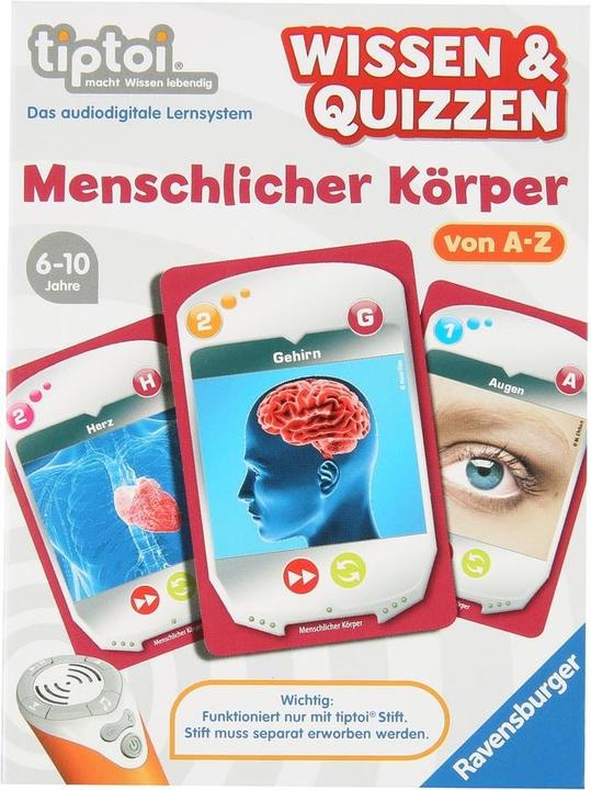 Produktbild tiptoi Wissen & Quiz: Menschlicher Körper (Deutsch)