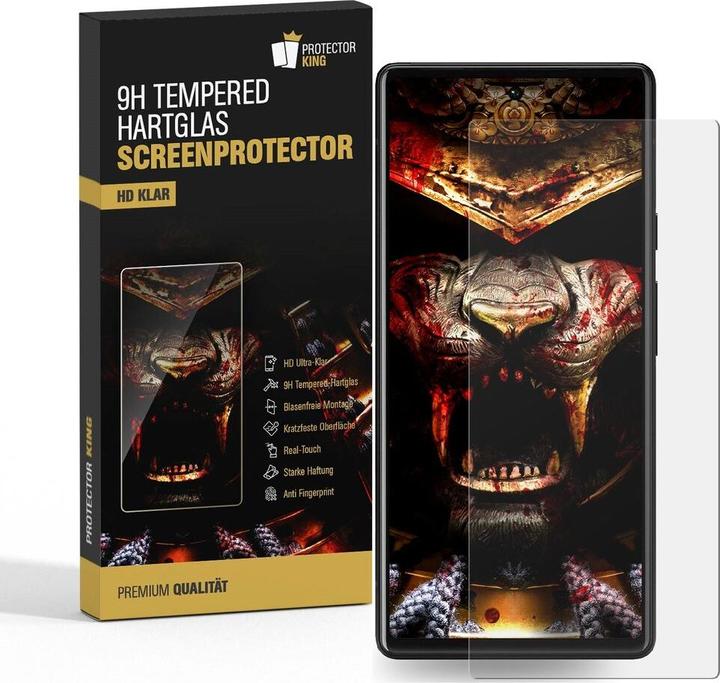 Produktbild Protectorking 2x 3D A++ echtes Tempered 9H Panzerhartglas KLAR (2 Stück, Google Pixel 6a)