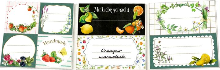 Actual product image Label booklet - Preserving labels (