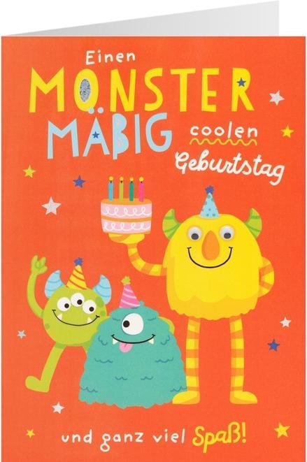 Actual product image Sheepworld Birthday card - Have a monsterly cool birthday and lots of fun! (1 pcs.)