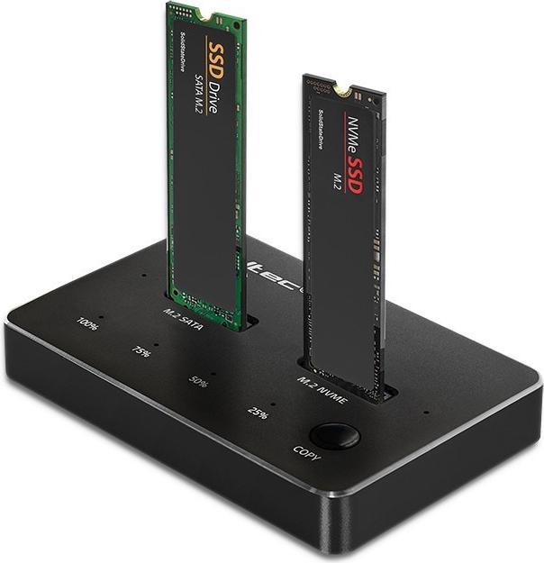 Produktbild Qoltec M.2 SSD-Laufwerk-Dockingstation