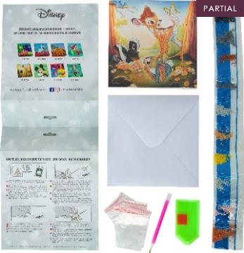 Produktbild Craft Buddy Bambi and Friends, 18x18cm Crystal Art Card
