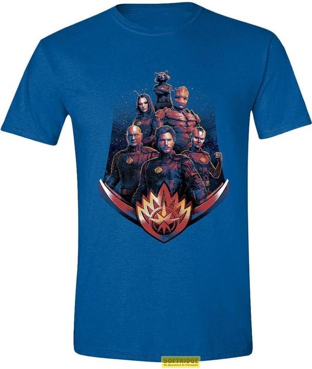 Actual product image Death Note Marvel T-Shirt Guardians Of The Galaxy Vol. 3 Distressed Group Pose Size S (S)