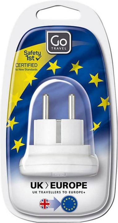 Actual product image Go Travel UK-EU Adaptor