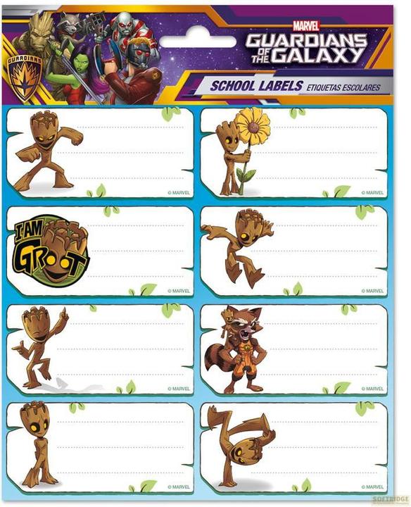 Produktbild Erik Guardians of the Galaxy - Groot Namensetiketten