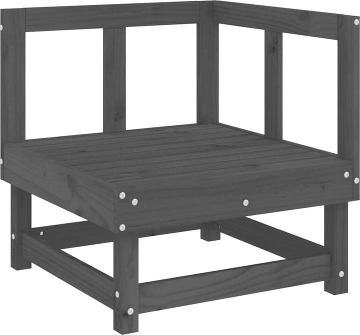 Produktbild VidaXL 4-tlg. Garten-Lounge-Set Weiss Massivholz Kiefer,Farbe