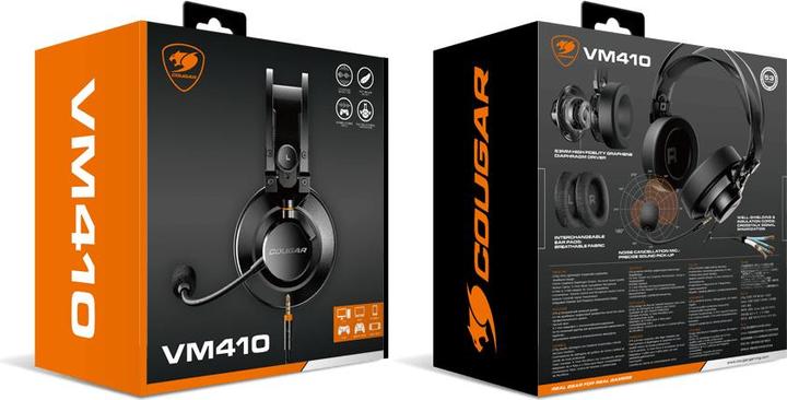Produktbild Cougar Gaming 3H550P53B.0001 Kopfhörer & Headset Verkabelt Kopfband Schwarz (Kabelgebunden)