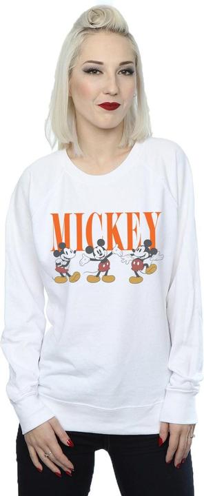 Actual product image Disney Womens/Ladies Mickey Mouse Poses Sweatshirt (XL)