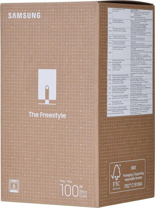 Actual product image Samsung The Freestyle 2nd Generation (Full HD, 230 lm, 1.2:1)