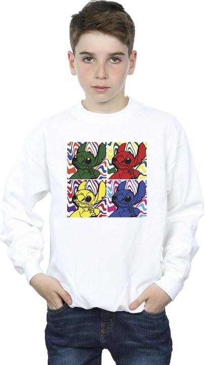 Actual product image Disney Boys Lilo & Stitch Pop Art Sweatshirt (128)