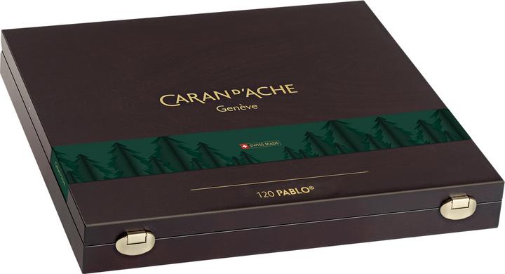 Produktbild Caran d'Ache Pablo Holzkoffer (Mehrfarbig, 120 x)