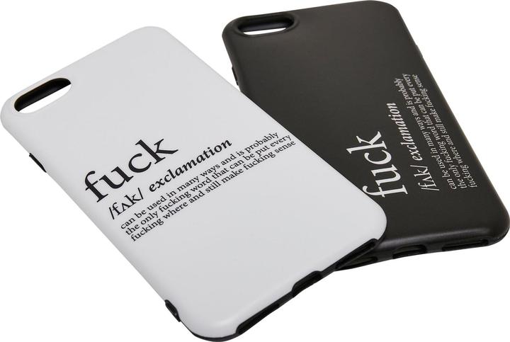 Actual product image Mister Tee Fuck I Phone 6/7/8 Phone Case Set (Apple iPhone 7, Apple iPhone 6, Apple iPhone 8)