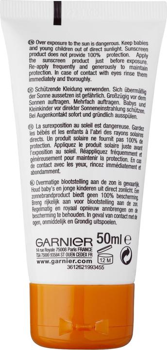 Produktbild Garnier Ambre Solaire Sensitive expert+ Anti-Dryness Super UV (Sonnencreme, SPF 50+, 50 ml, 70 g)