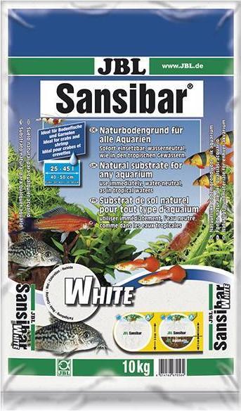 Produktbild JBL Aquaristik und Terraristik Sansibar White, Ø 0.1-0.4 mm, weiss, 10 kg (sonstige Gegenstände)