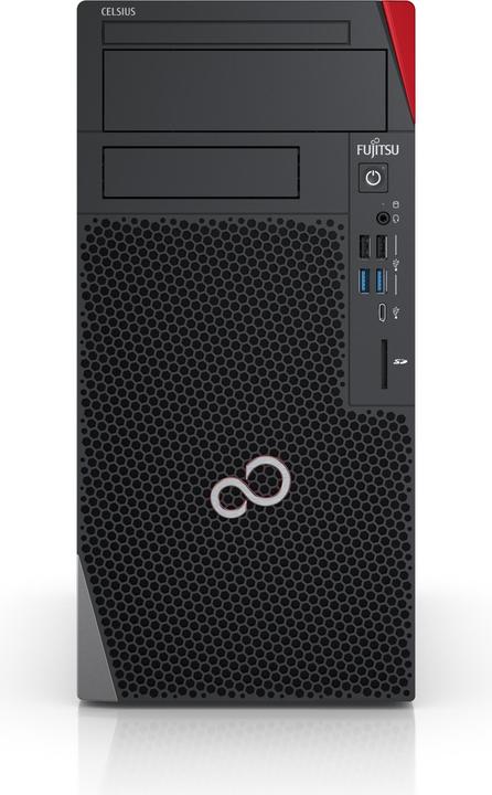 Produktbild Fujitsu CELSIUS W5010, Intel Core i7-10700 M.2 NVMe, DVD-SM, no Keyboard/Mouse, W10P (Intel Core i7-10700, 16 GB, 512 GB)