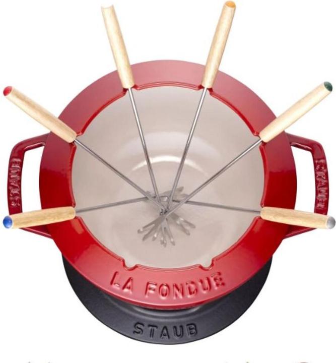 Immagine prodotto Staub Set fonduta MOUNTAIN CHALET (Fondue Chinoise, Fondue di formaggio, Fondue al cioccolato, Fonduta Bourguignonne)