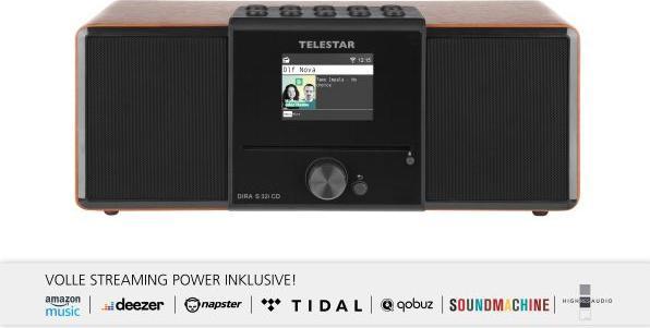Image du produit Telestar DIRA S 32i CD (Webradio, DAB+ DAB, VHF, FM, Bluetooth, WiFi)
