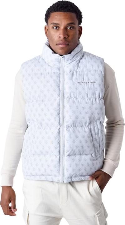 Project X Paris Weste mit Allover-Monogramm (S)