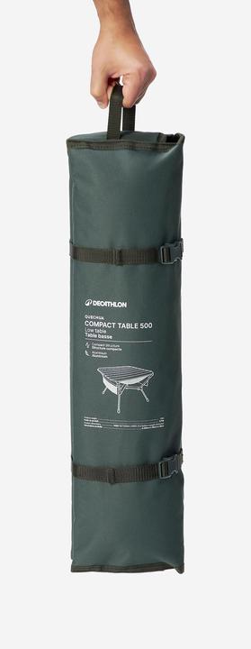 Image du produit Quechua TABLE BASSE - COMPACTE - DE CAMPING- 500 -BEIGE- VERT