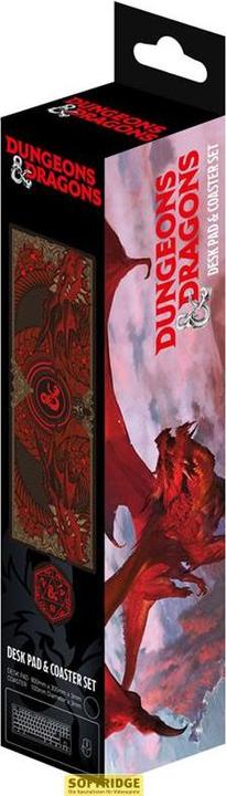 Immagine prodotto Fanattik Dungeons & Dragons set sous-mains revêtu & sous-verre Graphic