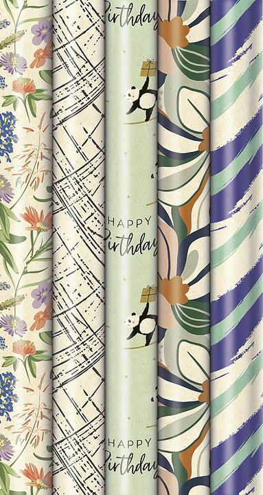 Zoewie Geschenkpapier-Röllchen 'Awaking Nature' (Geschenkpapier, 1 x)