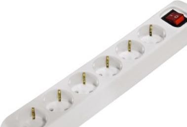 Actual product image Hama socket strip (6 x, 3 m)
