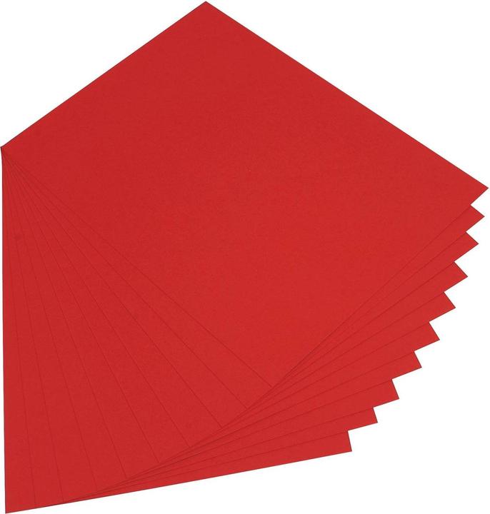 Folia Fotokarton, (B)500 x (H)700 mm, 300 g/qm, ziegelrot (300 g/m², 10 x)
