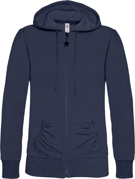 Actual product image B&C hooded jacket with zip (XS)