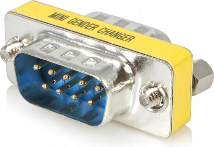 Image du produit StarTech Changeur de genre DB9 série - St/St (0.02 m, VGA)