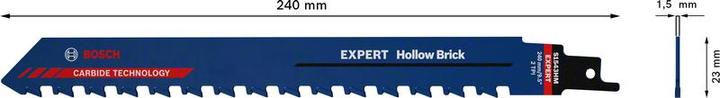 Productafbeelding Bosch Professional Zubehör Expert 'Hollow Brick' S 1243 HM reciprozaagblad, 1 stuk