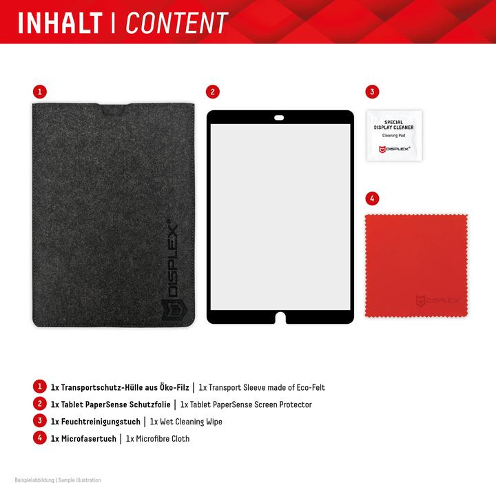 Produktbild Displex Tablet Papersense, iPad Paper Feeling Schutzfolie (1 Stück, IPad 10.2 (2019/2020/2021), iPad Air 2019 (3. Gen))