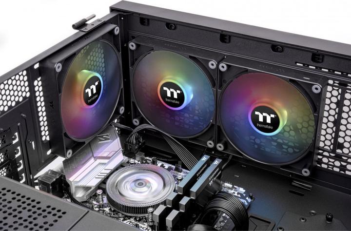 Immagine prodotto Thermaltake TT CT140 ARGB Sync PC Ventola di raffreddamento 2 Pack CL-F150-PL14SW-A (140 mm, 2 x)